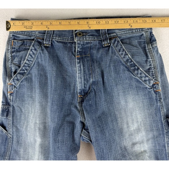 Polo Ralph Lauren Men's 31x30 Wyatt Loose Fit Carpenter Blue Jeans Straight - Picture 2 of 16